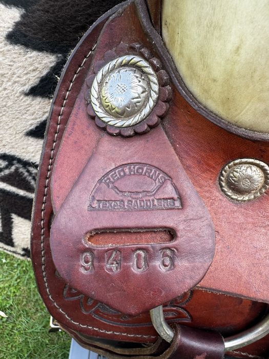 Kompletny zestaw westernowy Red Horns Texas Saddlers + osprzęt, pady