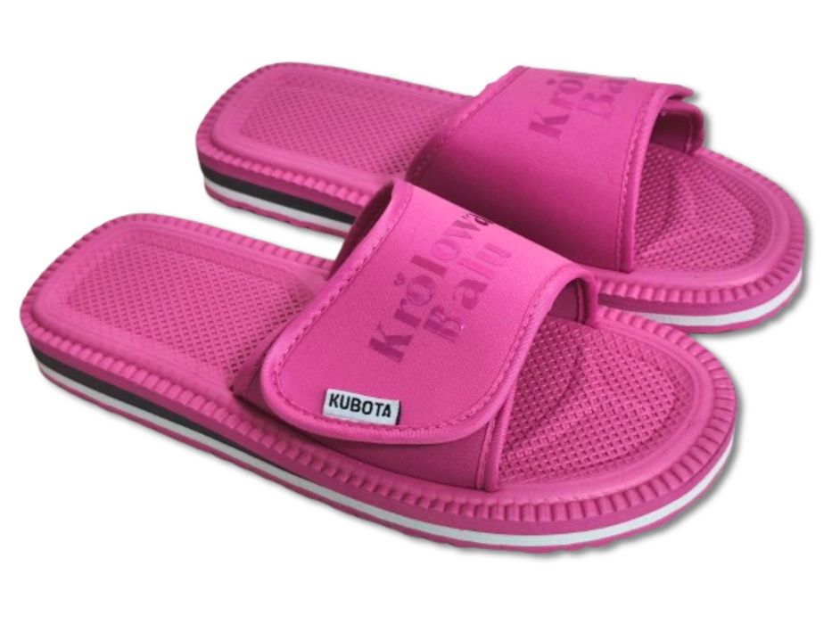Piankowe klapki Kubota - Rzep Rozmiar 39 - Królowa balu