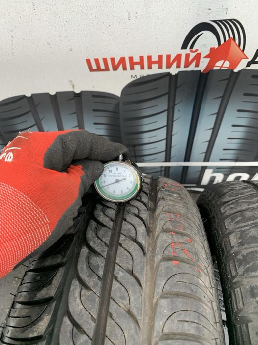 Шини одиночки 185/65 R14 Firestone7,3мм+ Debica 5,8мм