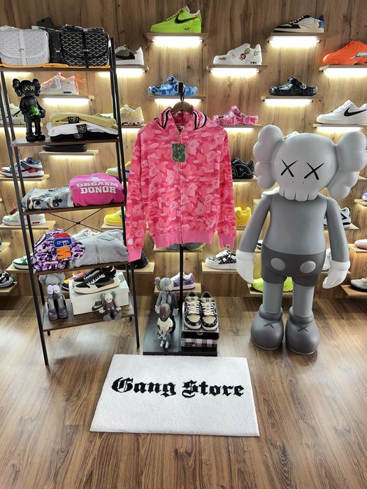 Зіп Худі A Bathing Ape Shark Bape Pink