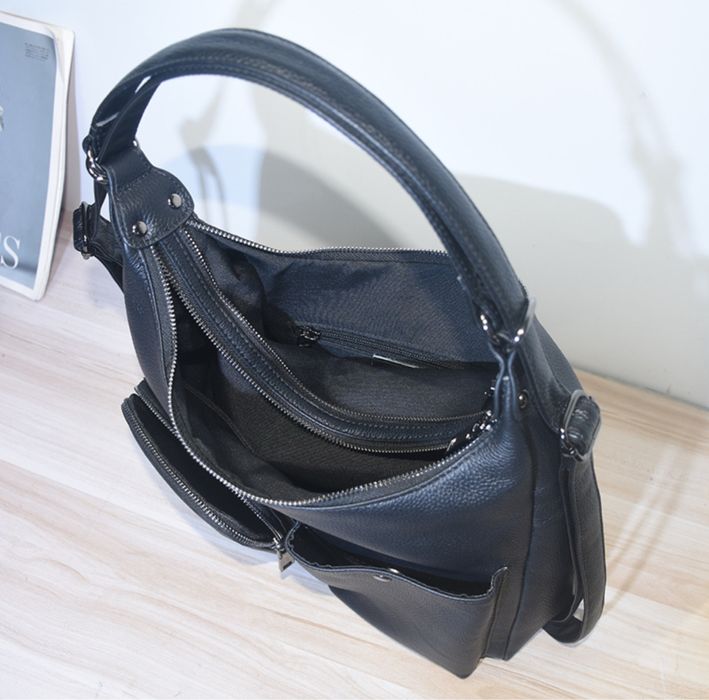 Жіноча шкіряна сумка рюкзак