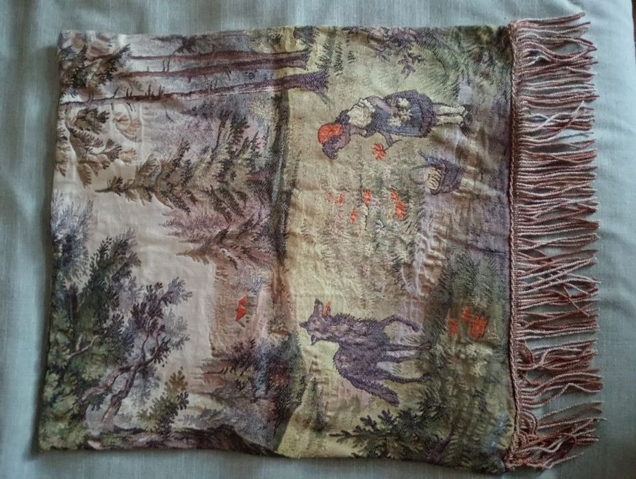 Гобеленовая наволочка на подушку Германия середина 20 века