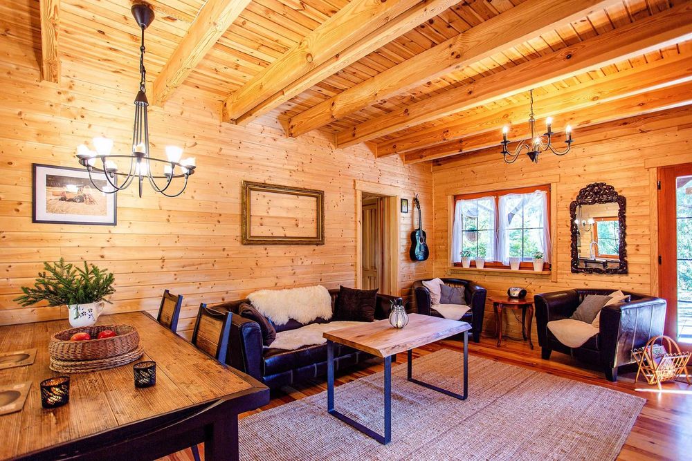 Domek z balią i kominkiem | Kaszuby | lasy | jeziora