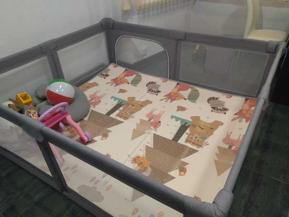 Parque Infantil XXL (200x180cm) - Como Novo (Usado 1 mês)