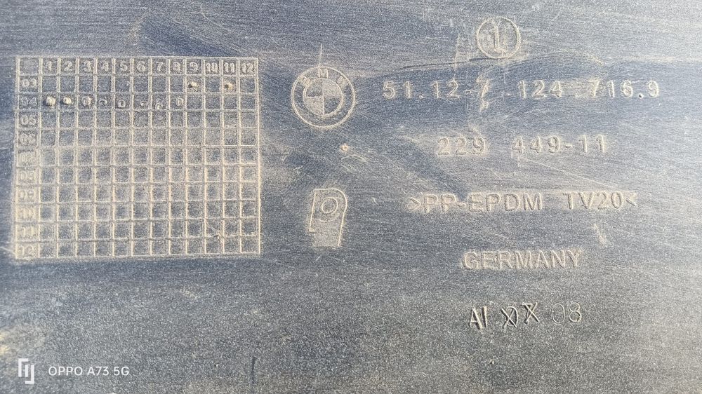 parachoques BMW e81 e87 de 2005