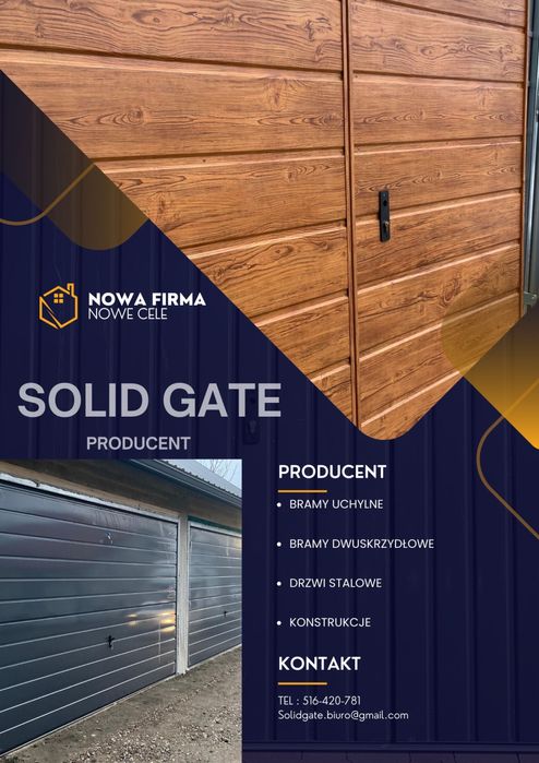 Brama uchylna! Dwuskrzydłowa! Drzwi stalowe! Na wymiar! Cała Polska!