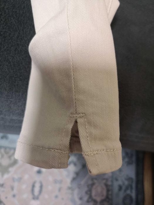 Spodnie damskietommy hilfiger skinny como ecru rozmiar 27/32