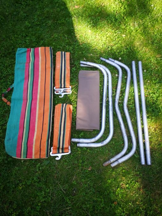 Leżak rozkładany PRL