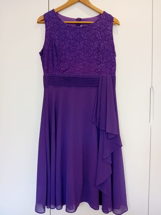 Vestido roxo cerimónia
