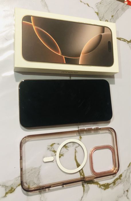 iPhone 16 Pro Max – Desert Titanium 256GB com garantia