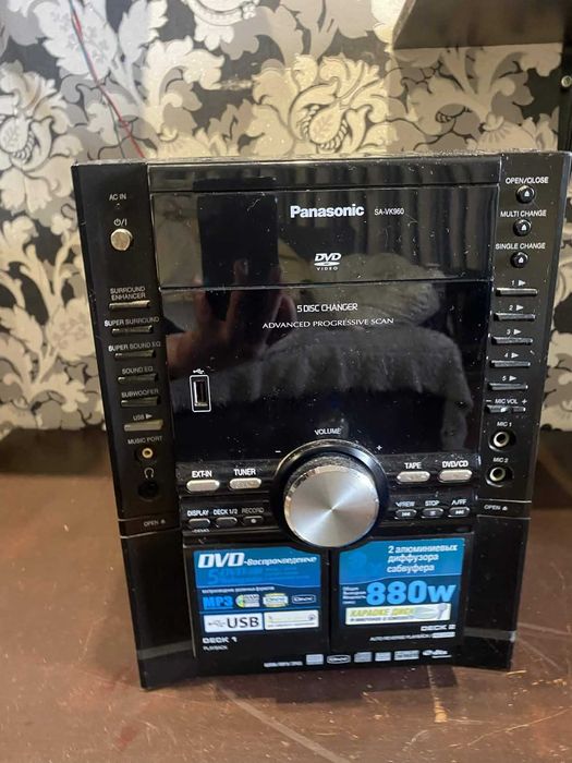 Panasonic sa vk 960 ТОП +2 алюминевых дифуззора самбуфера