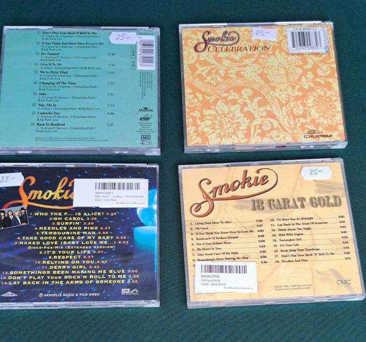 Płyty CD  Smokie .