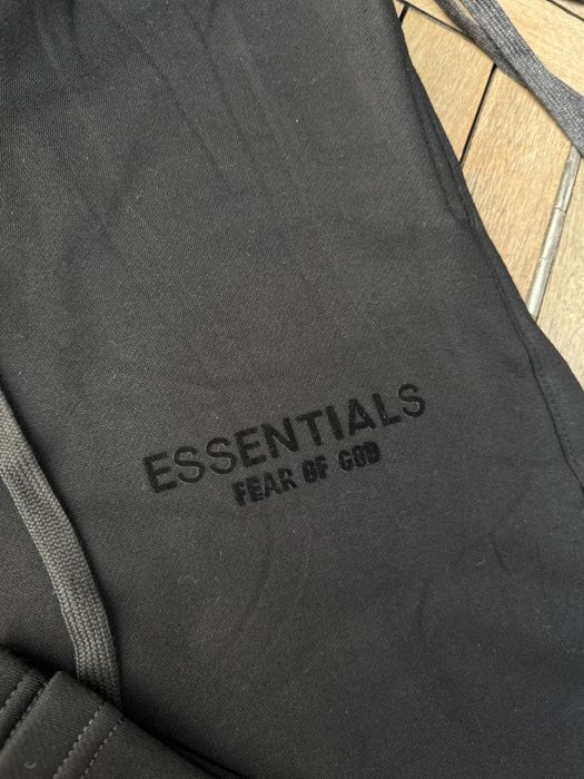 Штани Essentials чорні чоловічі штаны Ессеншиалс серые мужские флис