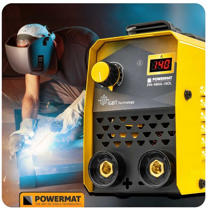 Spawarka INWERTOROWA Inverterova LCD MMA 140A