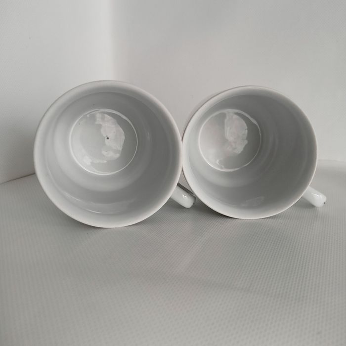 Zestaw 2 filiżanki Chodzież PRL Roman