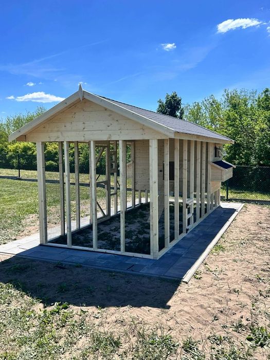 Kurnik z woliera 5x2