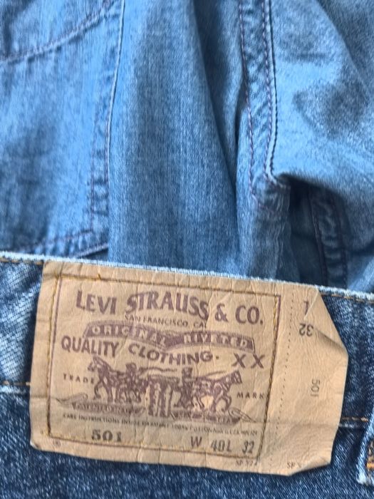 Dżinsy Męskie Levis Strauss & Co. 501 r. W40 L32