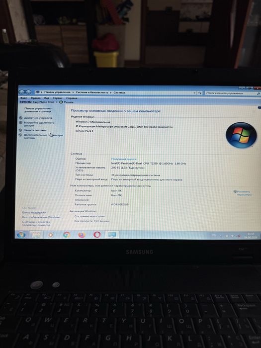 Ноутбук samsung r58 plus
