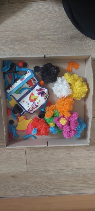 Конструктор липучка, магніти піца, фейсики vladi toys