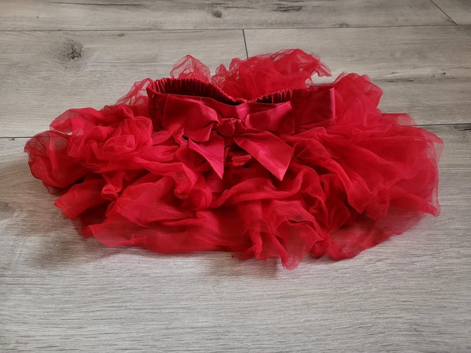 Next* Czerwona spódniczka tutu tiulowa *80