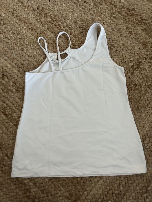 Top de desporto branco Susana Gateira