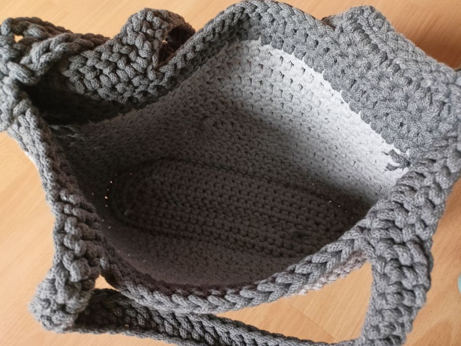 Torebka ze sznurka, handmade