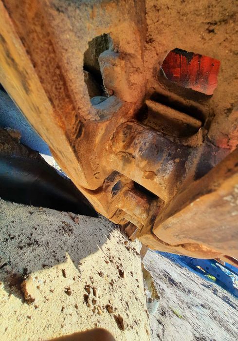 koparka o&K rh8 zwolnica final drive układ napędowy gąsienicy