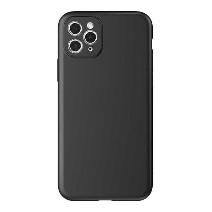 Cienki czarny silikonowy pokrowiec etui do Xiaomi Redmi Note 12 Pro+