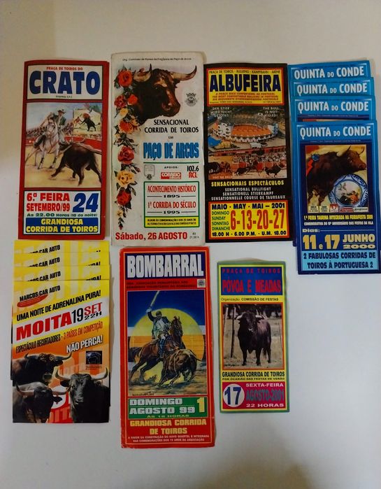 Anúncios Touradas Antigos - Lote