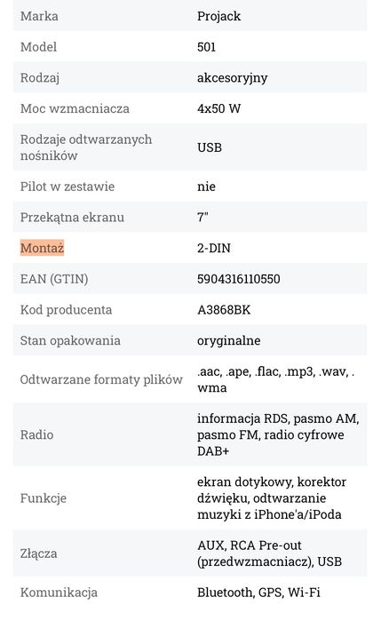 Radio samochodowe