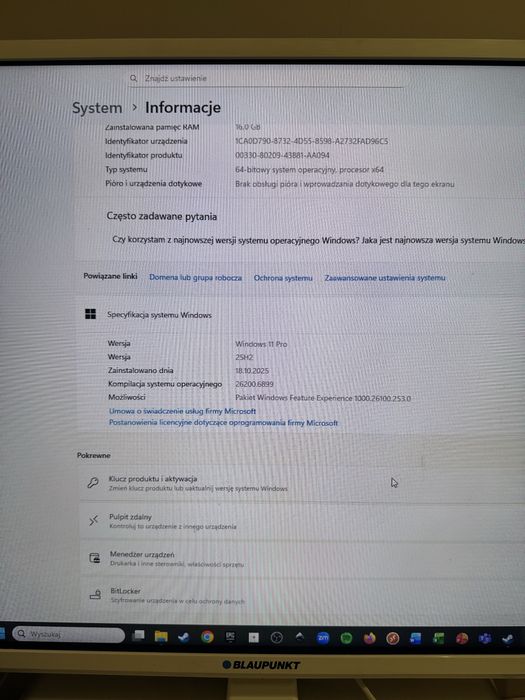 Komputer gamingowy [Ryzen 5 2600/GTX 1660 OC 6GB] + TV