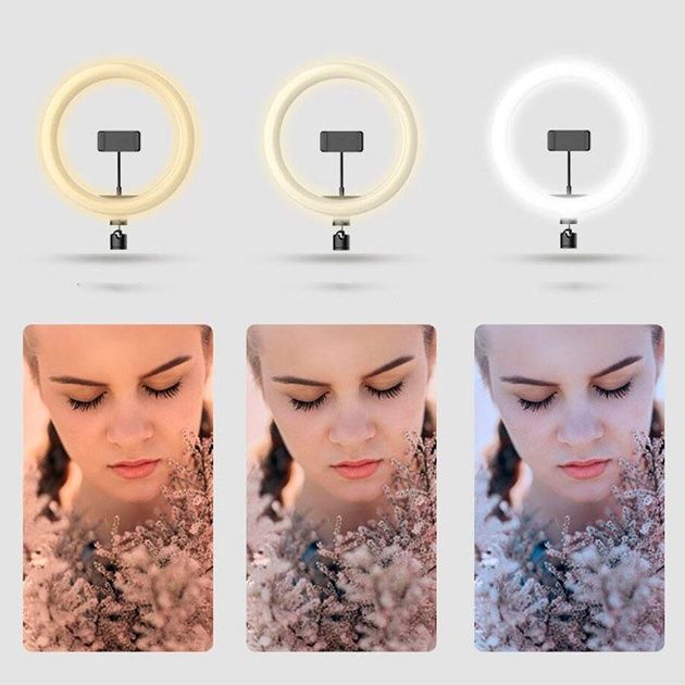 Кільцева LED-лампа для селфі 33см