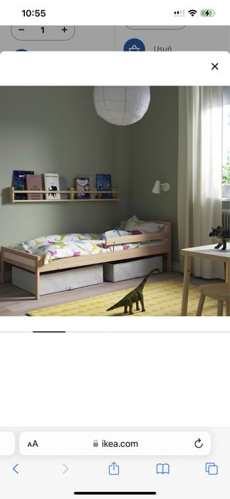 łóżko IKEA SNIGLAR dla dzieci