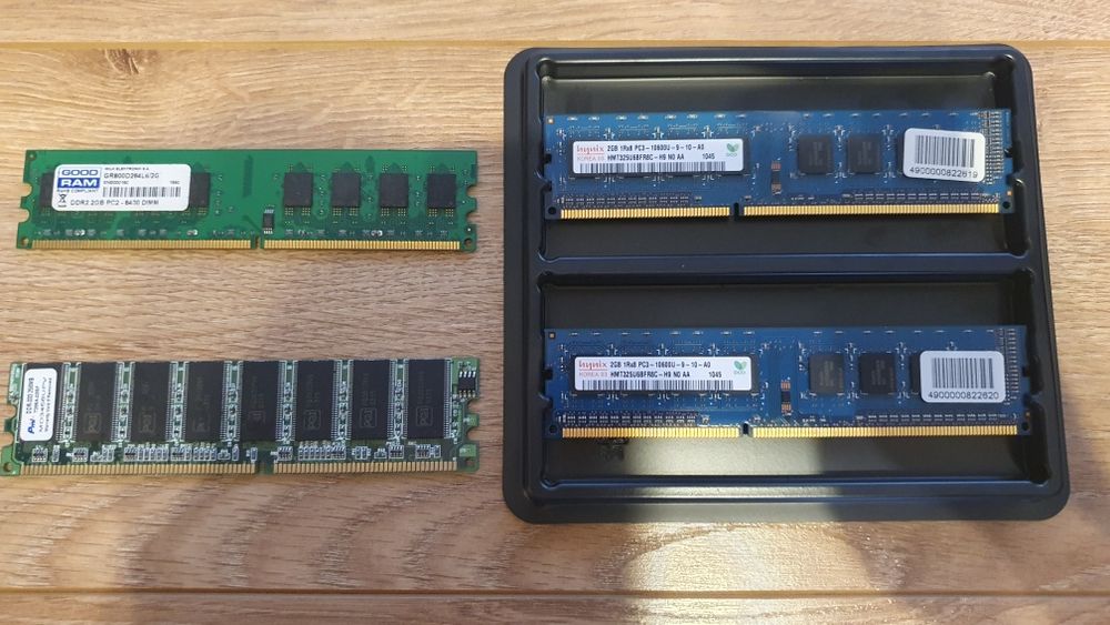 Оперативна память dd3, ddr2, ddr 333.