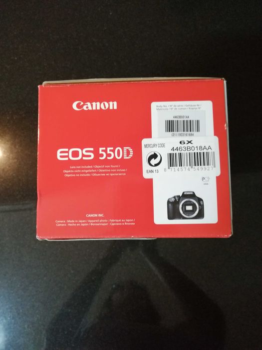 Canon EOS 550D Camera, Tamron AF 18–200 mm f/3.5–6.3 XR Lens, Carrying Case64551764492162121