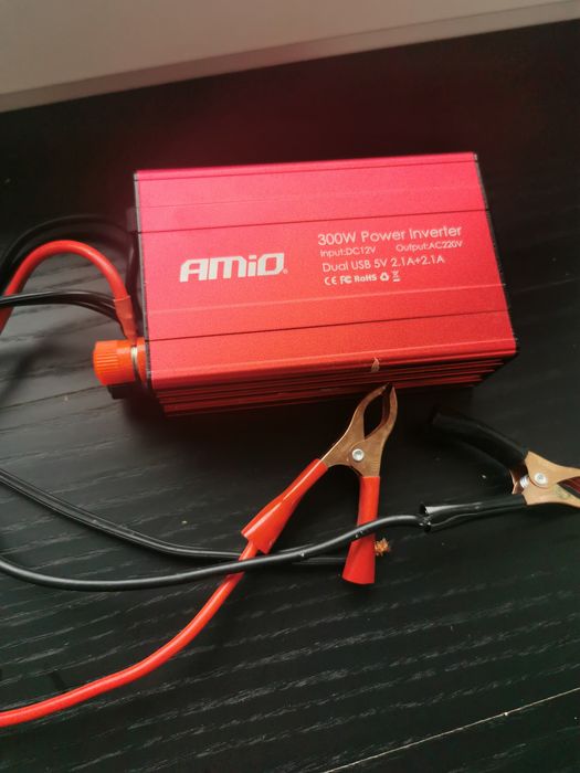 Автомобільний інвертор AMiO 300W 12V/220V