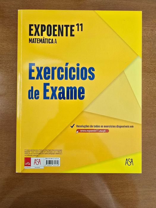 Expoente 11 - 11° ano - Matemática A - Caderno de Exercícios e Testes + Exercícios de Exame