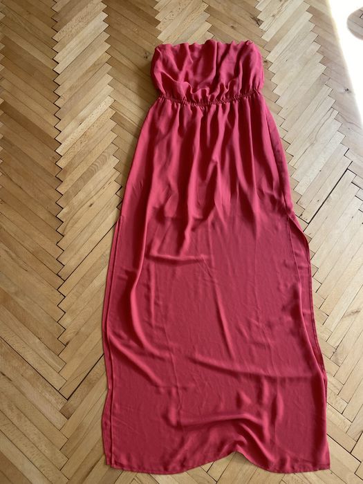 Sukienka długa bez ramion