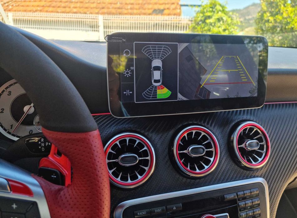 (NOVO) Rádio 2DIN Android 10.25" • Mercedes CLASSE A (W176) • [4+64GB]