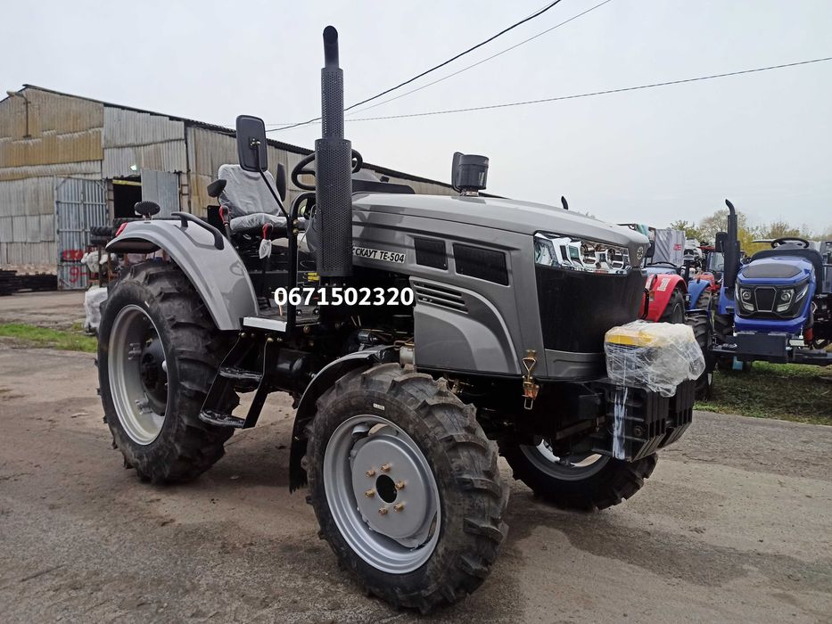 Мінітрактор Скаут ТЕ-504 +рівна підлога +гума Armour+2 ціліндра БЕЗКОШТОВНА доставка додому