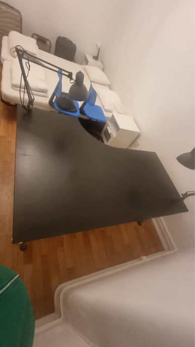 Mesa de canto elevável estirador ikea