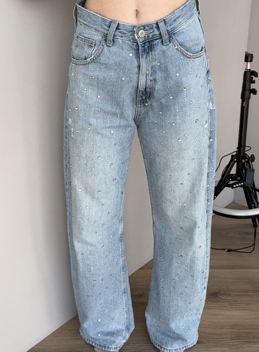 Джинси зі стразами Zara