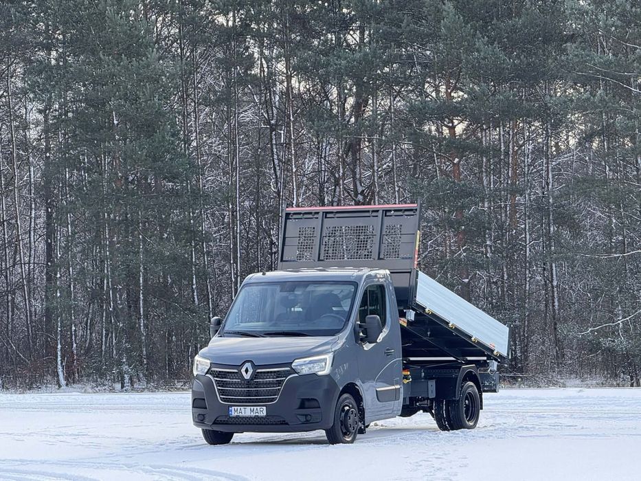 Renault Master 2.3 dCi 163 KM Wywrotka Kiper Wywrot x 3 Strony 3201 mm Długi Renomowanej Firmy SCATTOLINI HAK 3500 Kg 34 Tys Km Przeb. Stan Auta NOWY POLECAM  100 % Bezwypadkowy ! Lakier Oryginał ! Salon PL ! I Właściciel !