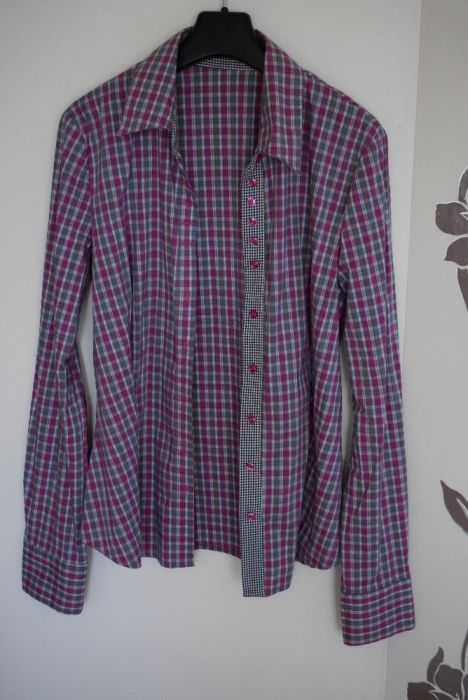 Koszula w drobną kratę