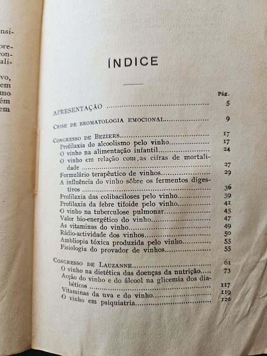 O Vinho - Propriedades e aplicações - Samuel Maia - Lisboa 1936