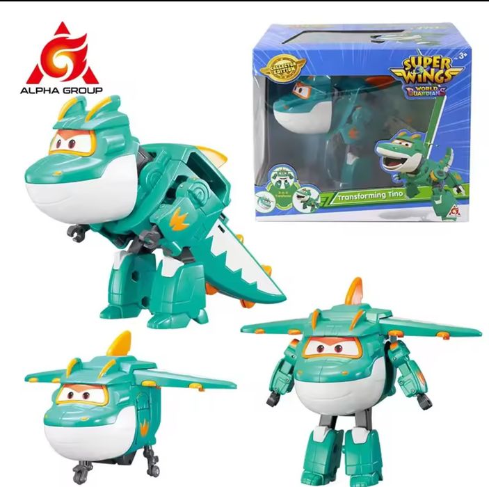 Іграшка трансформер Super Wings Jet, JET,супер крилья