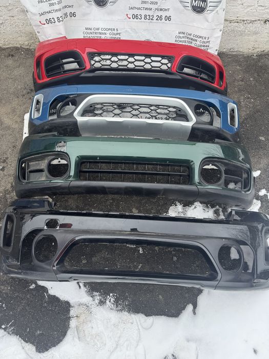 Бампер до міні купер Ф60. Бампер на mini cooper F60, F60 LCI.Наявність