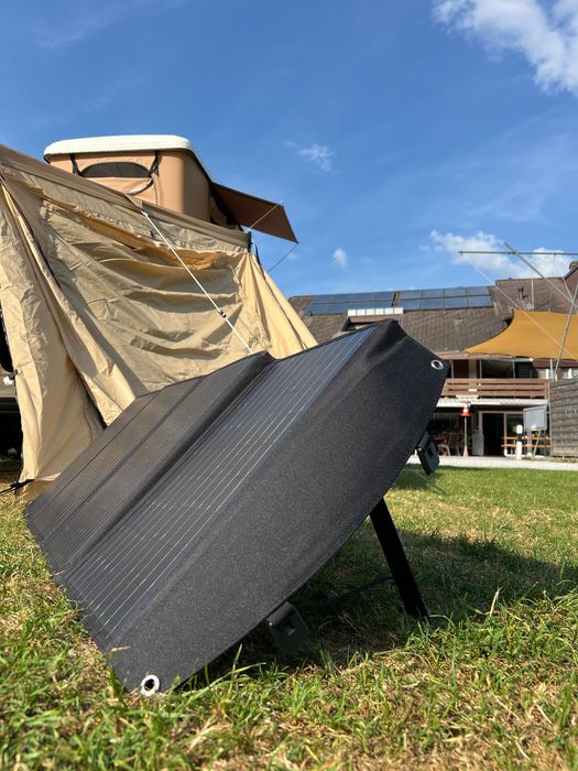 Мобильная солнечная панель ANVOMI 120W Ватт, портативна сонячна панель