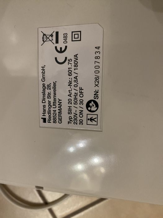Inhalator Sanitas SIH 20 bialy Germany Niemcy