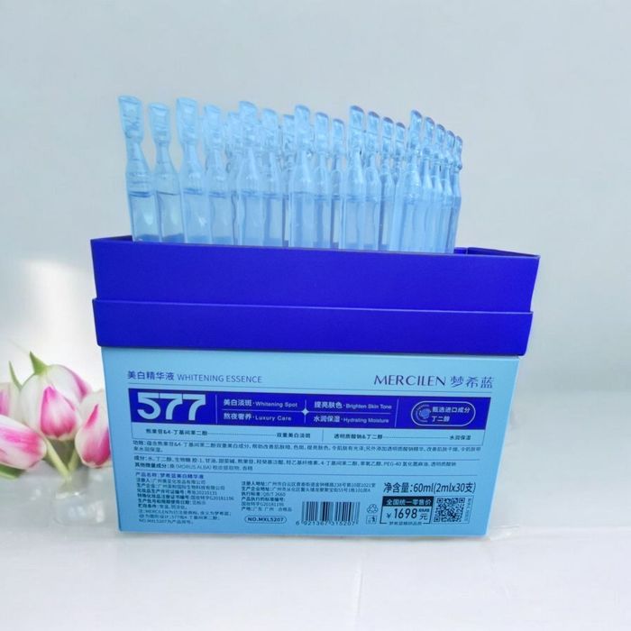 MERCILEN 577 ampułki wybielające na twarz przebarwienia 60ml